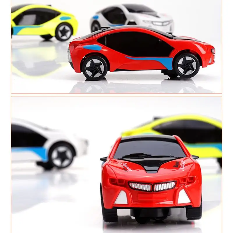 Электронный игрушечный автомобиль светодиодный мигающий свет автомобиль с музыкальными играми транспортные средства литые игрушечные модели подарок на день рождения для детей отправляется случайным образом