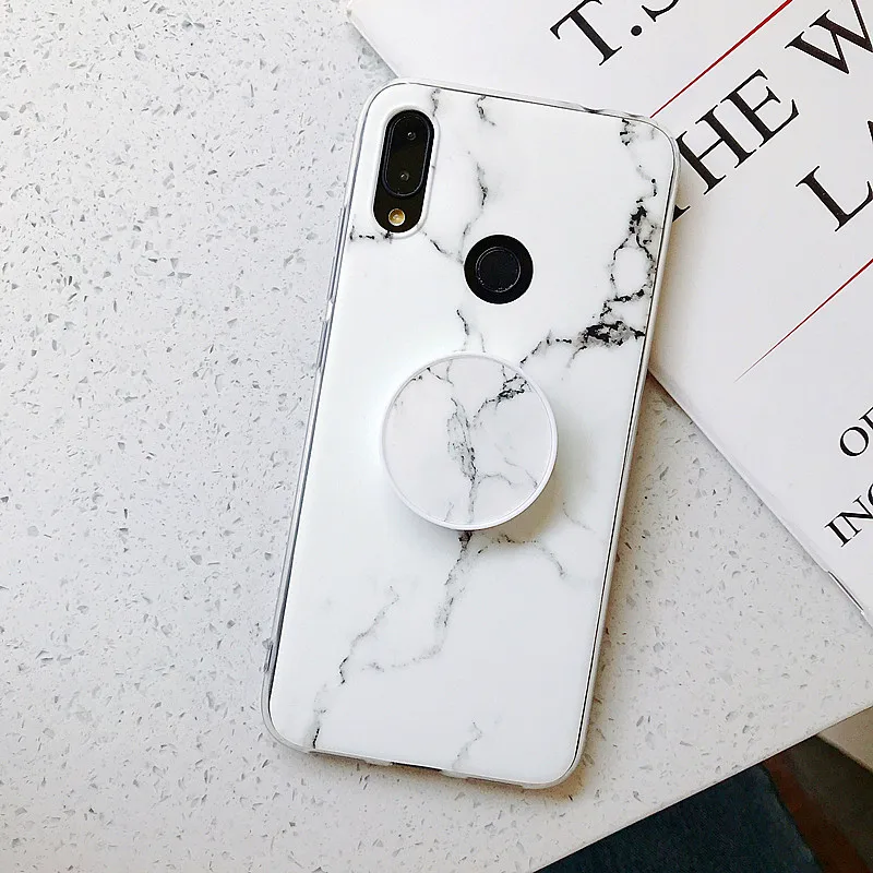 Мраморный чехол для телефона Etui Redmi K20 Pro Funda Xiaomi Note 5 6 7 Модный с подставкой чехлы| |