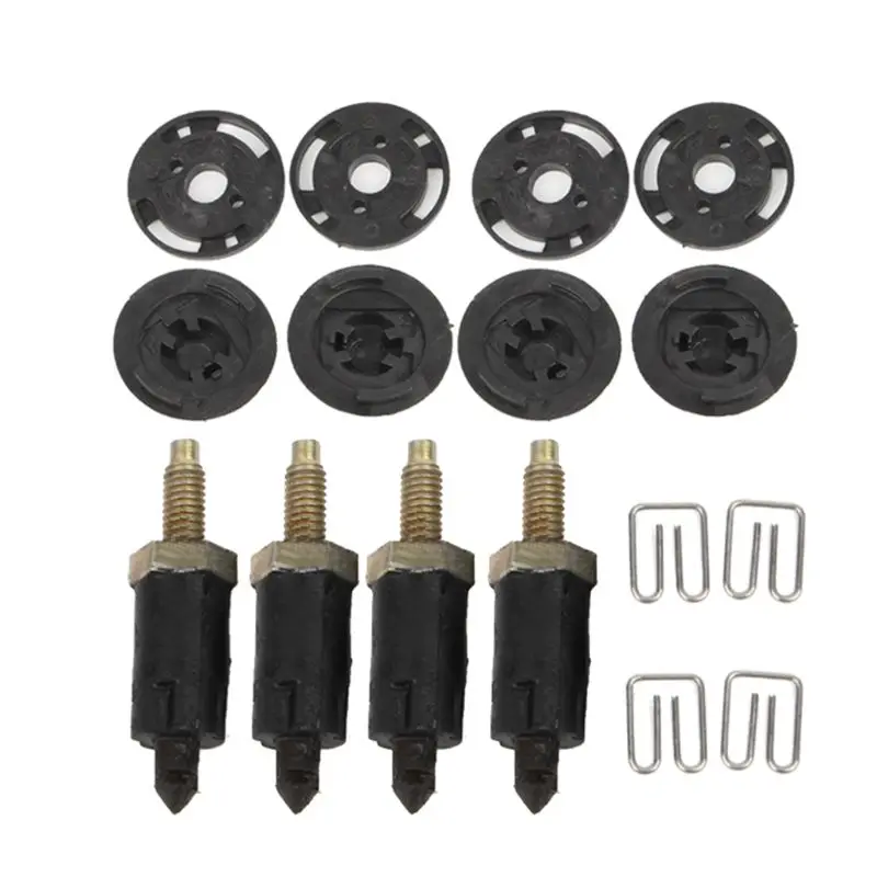 HDI Engine Cover Clip Bolt Bonnet Hood Kit 16 PCS Fit For Peugeot Citroen C4 C5 motorcycle engine cover,engine cover protector