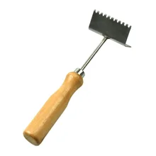 Новая деревянная ручка из нержавеющей стали ульи без крышки Скребок Лопата коробка с Сотами инструменты для чистки пчелы