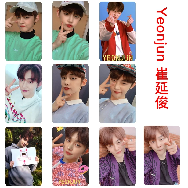 

TXT Beomgyu Hueningkai Soobin Taehyun Yeonjun Self Phonto Card 2019 New Fashion Fans new Drop Shipping