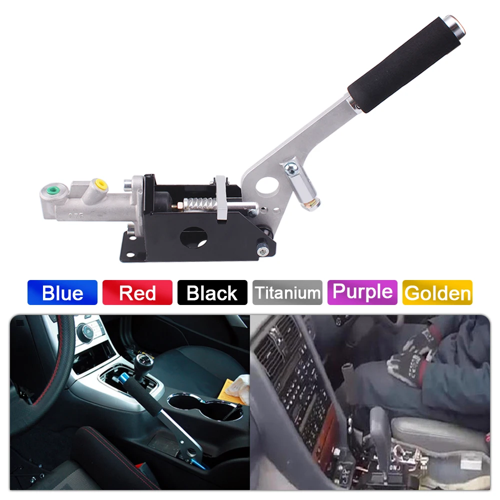 RASTP Colorful Adjustable Drift Hydraulic E-Brake Racing HandBrake Lever Grip with 0.75"Master Cylinder Hydraulic Drift RS-HB001