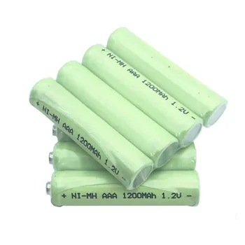 

10pcs/lot 1200mAh Neutral Battery Rechargeable battery AAA Ni-MH Rechargeable Battery for toys camera green Free Shipping