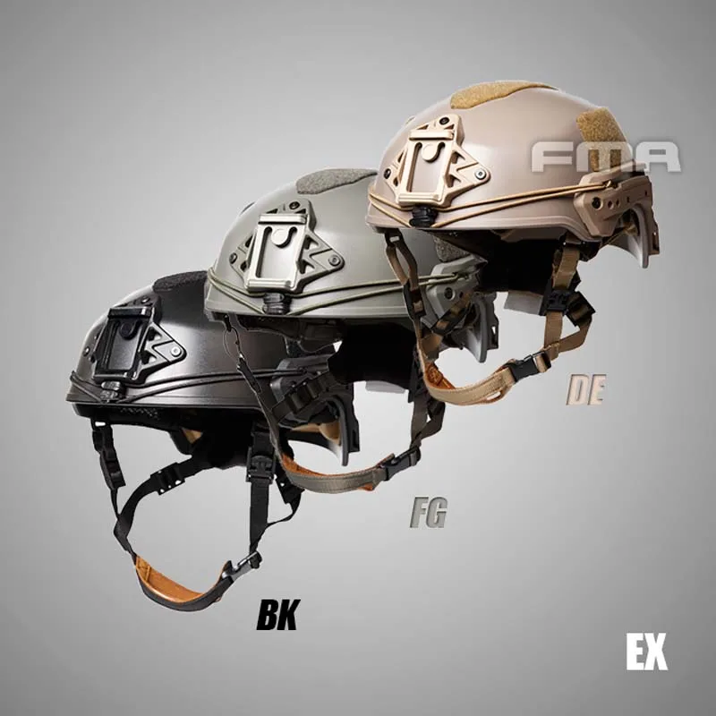 

FMA New EX Ballistic Helmet Tactical Airsoft Wendy Helmet BK/FG/TAN L/XL TB1268A