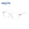 Fashion Transparent Eye Frame Anti-Fatigue Reading Glasses Plastic Round Reader Reader ► Photo 1/4