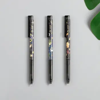 

1pc 0.35mm creative Cartoon Retro Dream forest design press gel pen writing black ink Gel pen School office supplies kawaii
