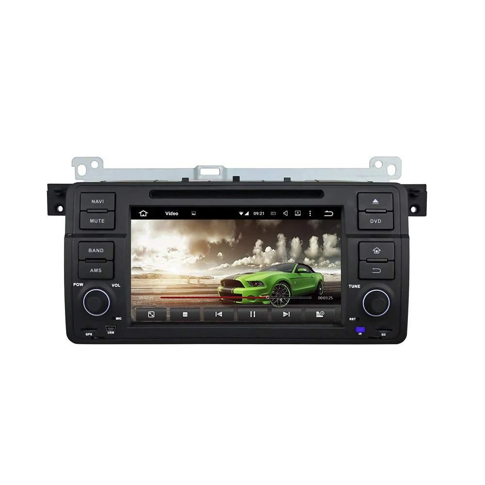 Автомобильный DVD-плеер 6 ядер 7 дюймов PX6 Android 9 0 для BMW E46 M3 1998-2004 автомобильная