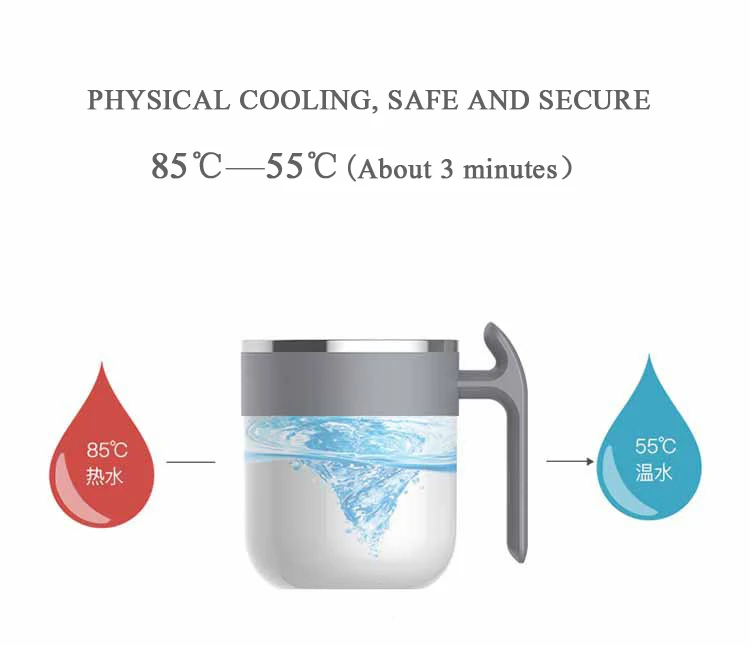 Интеллектуальный автоматический контроль температуры микшерная чашка без зарядки кофейная чашка креативная Автоматическая микшерная чашка