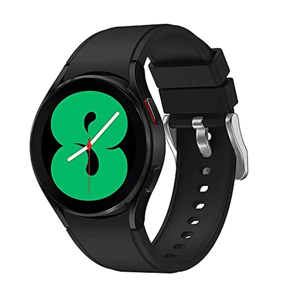 Premium 20mm Silicone Sport Watch Strap - Classic Design