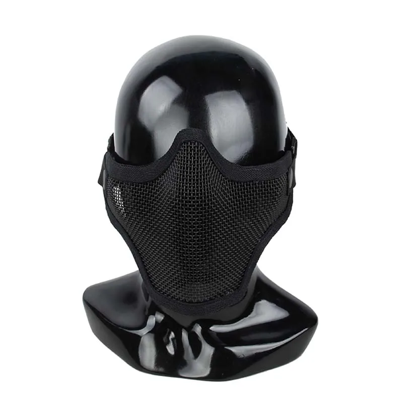 TMC Tactical V1 Страйк стальная сетка половина маска для лица CS игра камуфляжная маска Нижняя Маска Защитная маска