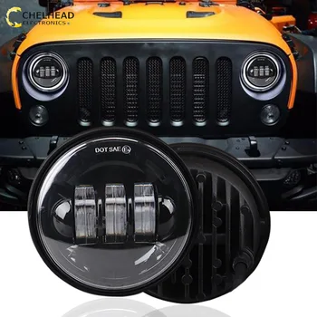 

4.5'' Auto Moto DRL 6000K 30W Motorcycle Led Headlight For Harley Headlamp Motorbike Driving Work Light