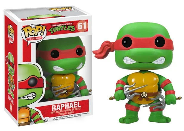 

Funko Pop! Teenage Mutant Ninja Turtles Raphael 61 # (Genuine Overstock) Model Ornaments