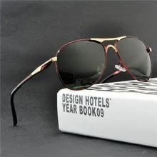 Новые стеклянные солнцезащитные очки es мужские ретро брендовый дизайн зеленый Пилот мужские вождения прямоугольные солнцезащитные очки для рыбалки с коробкой FML