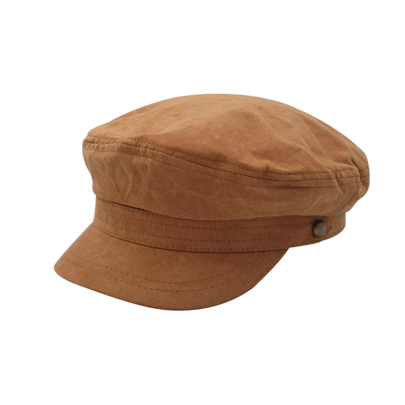 

2019 Summer New Ladies Caps Ladies Retro Color Imitation Suede Foldable Hat High Quality Breathable Fashion Popular Sun Hats