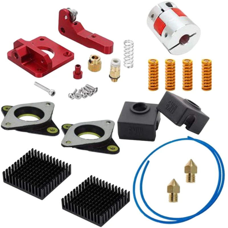 Для Ender 3 Upgrade Kit пружины экструдер носок трубки шаговые амортизаторы радиаторы