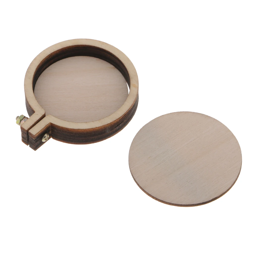 Mini Embroidery Hoop Wood Cross Stitch Frame For Hand Stitching DIY Sewing Tools Mini Embroidery Hoop Wood Cross Stitch Frame For Hand Stitching DIY Sewing Tools