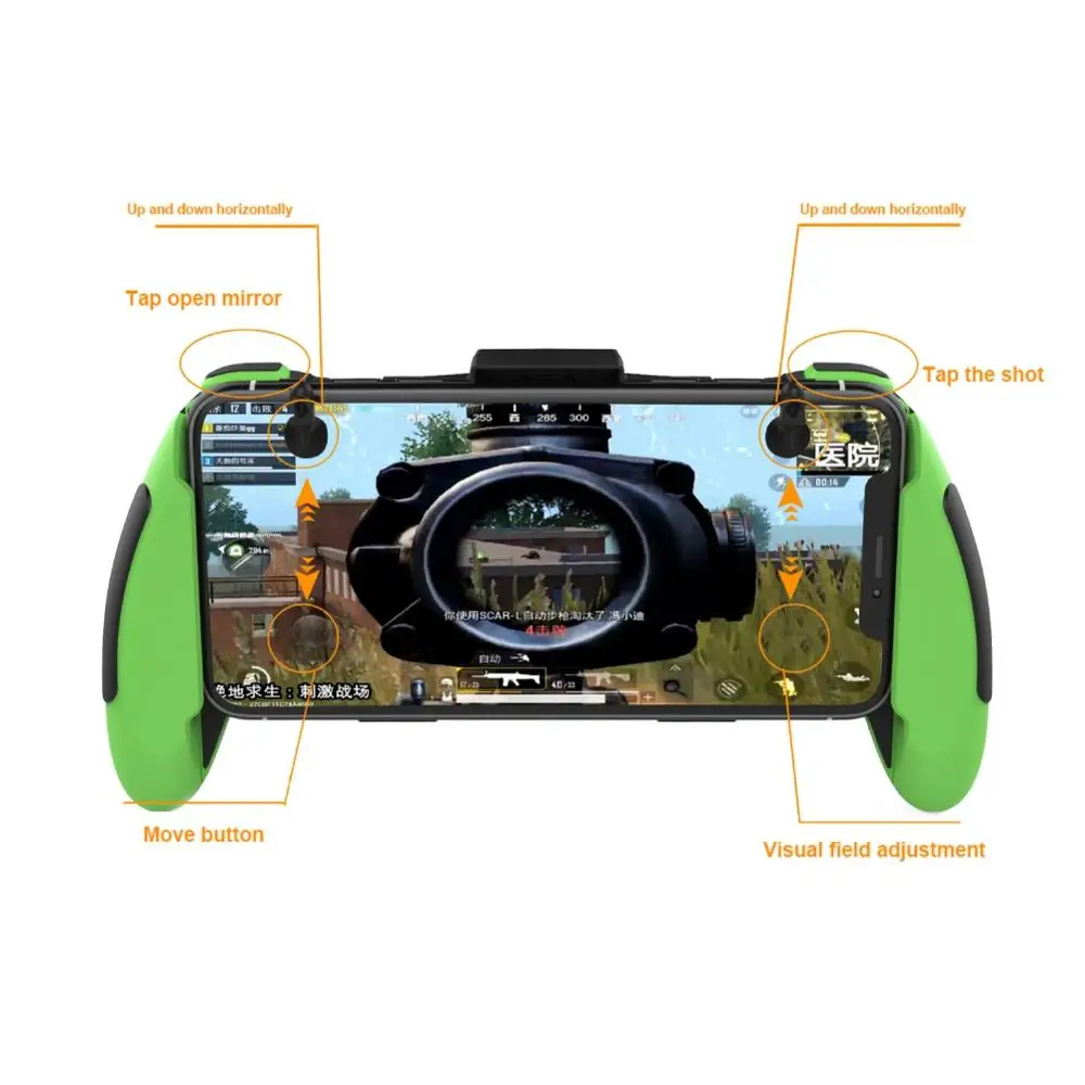  PUBG Mobile Phone Game Controller soft rubber Joystick Gamepad for 4.7-6.4 inches Mobile