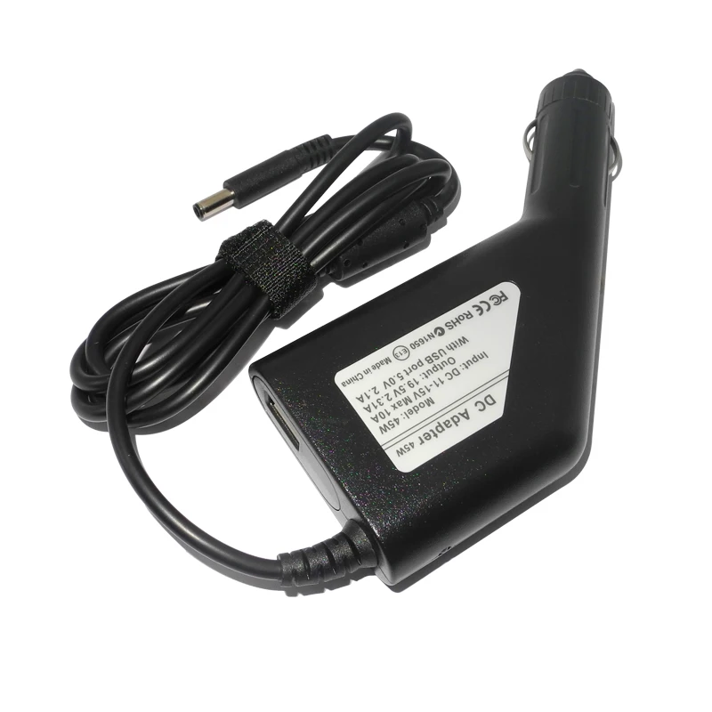 Cena 19.5V 2.31A 45W Dc ładowarka samochodowa zasilacz laptopa do Dell XPS 11 12 13 DA45NM131 LA45NM131 DA45NM131 13 6928SLV 13 4040SLV