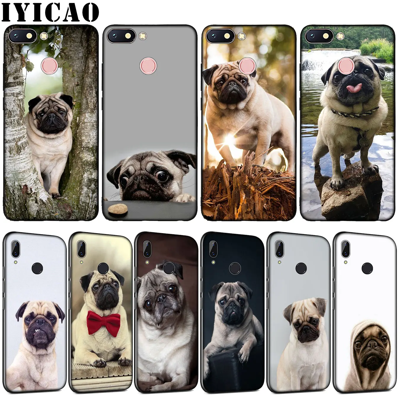 Мягкий силиконовый чехол из ТПУ для Xiaomi Redmi Note 8 8A 8T 7 7A 6 6A 5 5A GO S2 K30 K20 Pro с щенком
