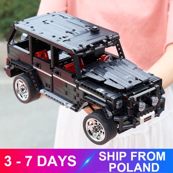

Off Road Car Banz G500 AWD WAGON Compatible MOC-2425 Technic Moc 2425 Building Blocks Bricks Educational Toy Birthdays Gift