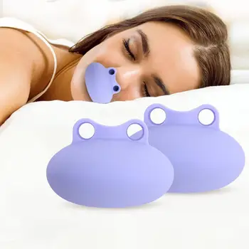 

Mini Snoring Stopper Nasal Respirator Prevent Snoring Stuffy Nose Ventilator with Cute Frog Design Ventilation stop Stuffy nose
