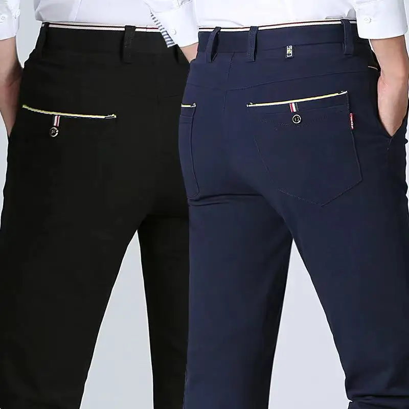 Casual Pants Men's Classic Business Office Trousers