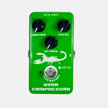 

JOYO JF-10 Dynamic Compressor True bypass design minimizes tone loss Aluminum alloy casing with stoving varnish finish