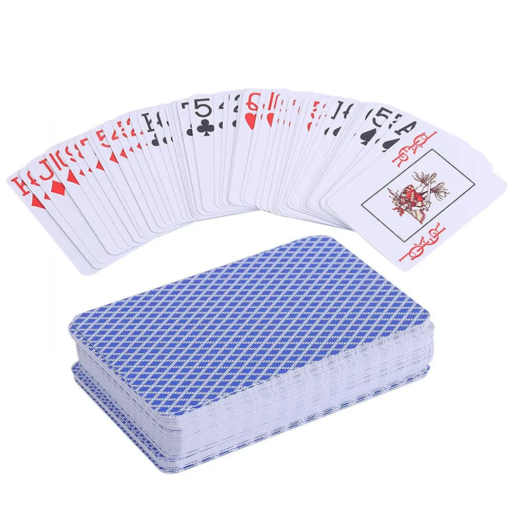 Waterproof Durable PVC Scrub Type Plastic Playing Cards Novelty Poker Card Pokerstar Board Game For Texas Game