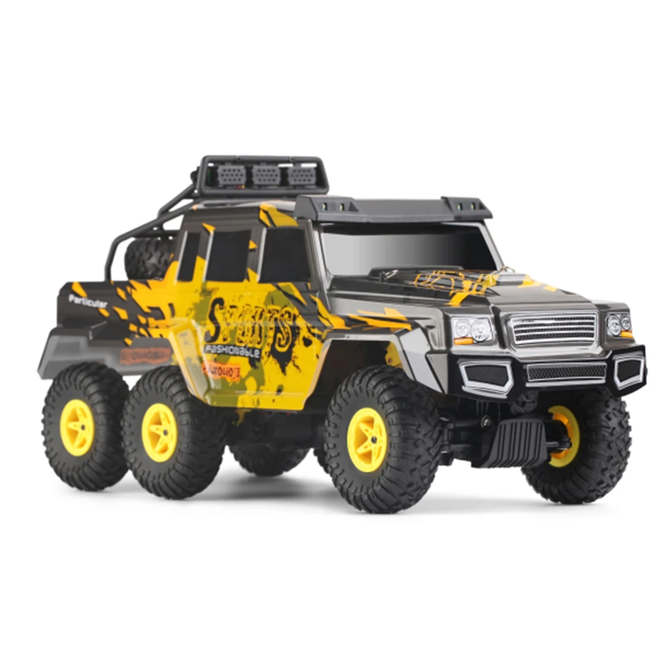 Wltoys 18629 RC автомобиль 1:18 2,4G 4CH шестиколесный привод 15 км/ч RTR RC Гусеничный с светодиодный подсветкой внедорожный альпинистский автомобиль модель подарки