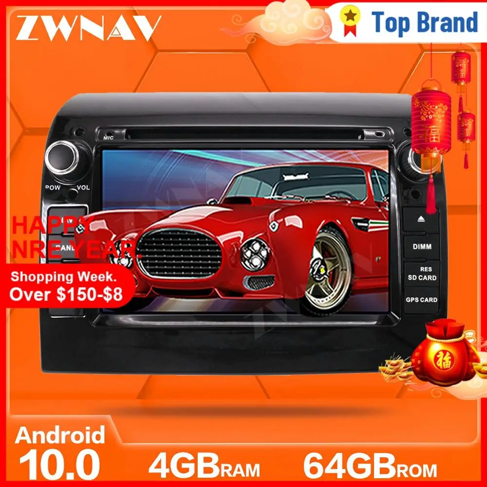 Android 10 экран Автомобильный мультимедийный плеер для Fiat Ducato Jumper Boxer 2011 2015 DVD GPS Navi