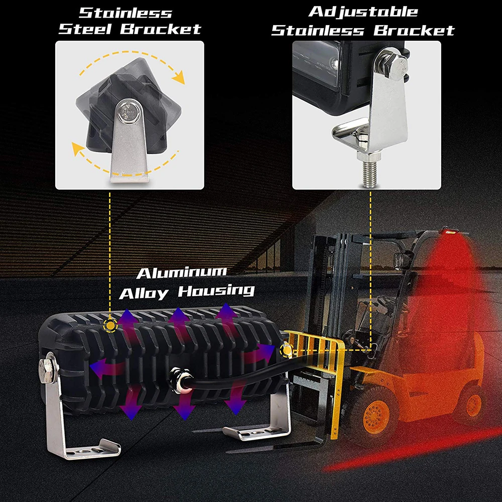 warehouse forklift light