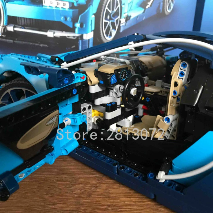 20086 Supercar Bugattis синий \ красный \ черный Technic 42083 3625 шт Chiron модель автомобиля строительные блоки кирпичи игрушки