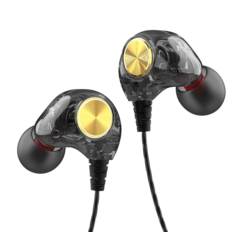 

VTIN Wired Earphone In-Ear Transparent Earbuds Dynamic Driver 5D Stereo HiFi Headset with Microphone