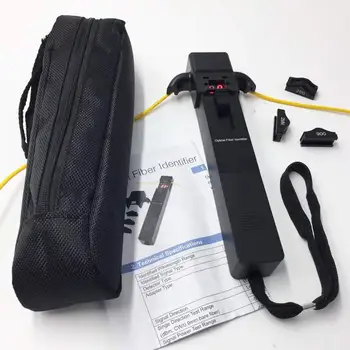 

Fiber Optic Identifier Live Fiber Optical Identifier with Built in 10mw Visual Fault Locator 750-1700nm SM MM