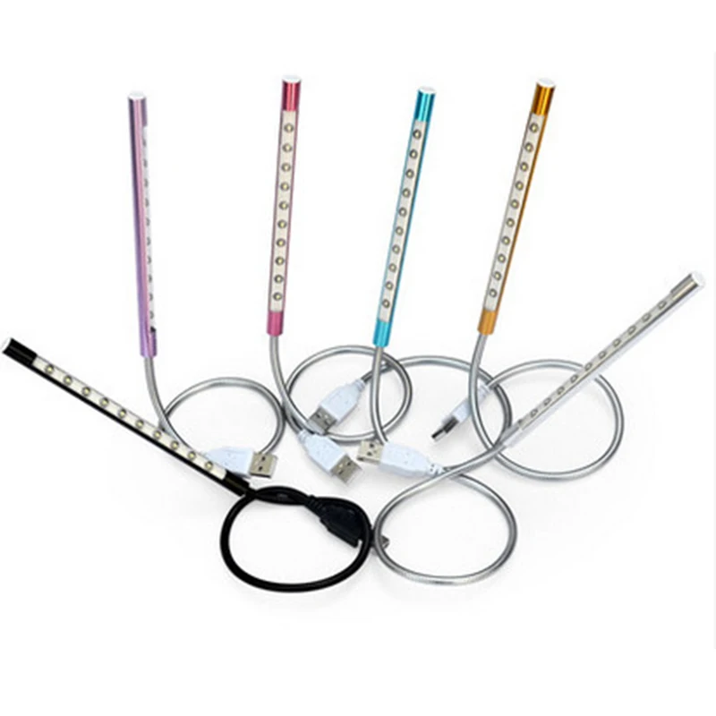 

Creative USB 10 Lamp Metal Led Lamp Notebook Usb Interface Lamp Aluminum Alloy Ten Lamp