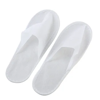 

24 Pairs Of Disposable Slippers Spa, Guest, Nail Salon Use