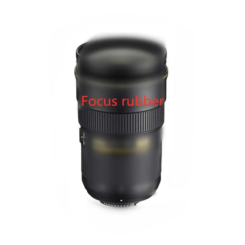 Новое оригинальное резиновое кольцо для объектива с оригинальным зумом+ фокусировкой для Nikon AF-S NIKKOR 24-70 мм 24-70 мм 1:2. 8 G ED Запасная часть - Цвет: Серебристый