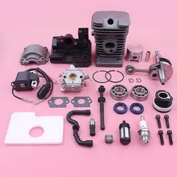 Kit de bobines d'allumage de vilebrequin, 38mm, pour Stihl MS180 018 1130 020 1208 w, Piston joint d'huile, aiguille, soupape d'admission, collecteur 
