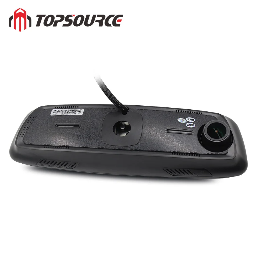 TOPSOURCE 2RAM 32GBROM 3-CH Автомобильный видеорегистратор ADAS 4G Android зеркало заднего вида FHD 1080P специальный кронштейн авто видеорегистратор для такси
