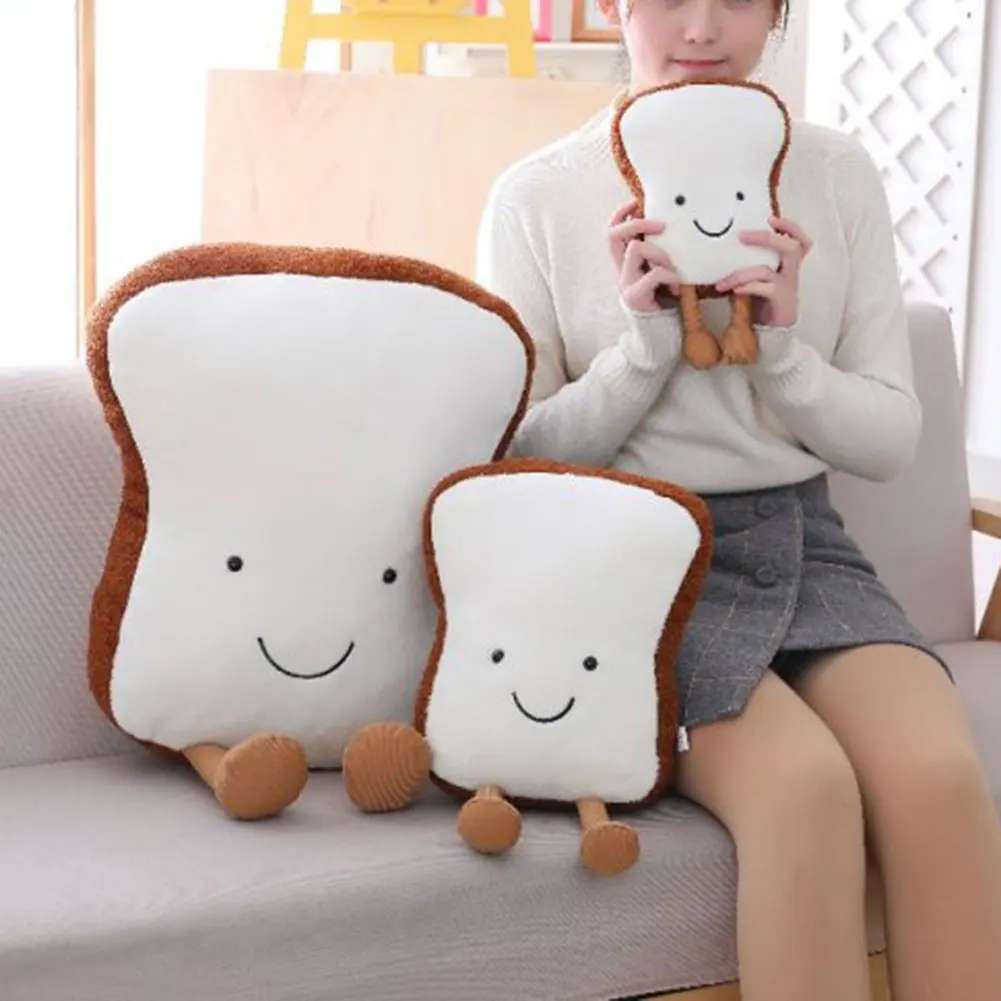 Дети мультфильм хлеб подушка в виде тоста забавная Еда моделирование плюшевых игрушек модель искусственный хлеб ремесло высокого
