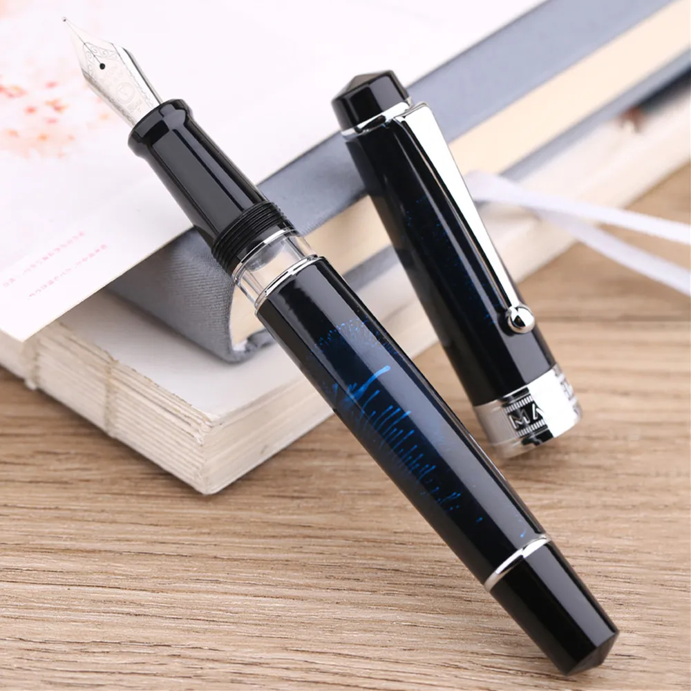 Majohn T5 Elegant Metal Fountain Pen Gift Set with Iridium Nib