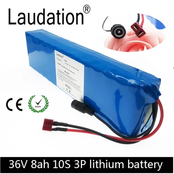 

laudation 36V 8ah electric bicycle battery 18650 battery pack 10S3P 500W High Power and Capacity 42V Motorcycle Scooter with BMS