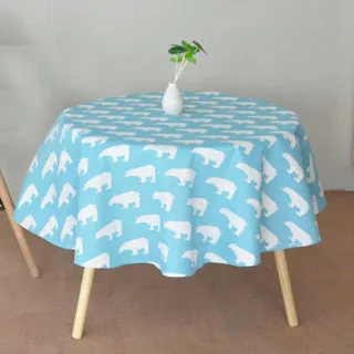 outdoor decor 12 Nordic Polyester Cotton Round Table Cloth Color Yellow Rice Word Gray Arrow Cotton and Linen Printing Tablecloth Custom - Color: outdoor decor 12