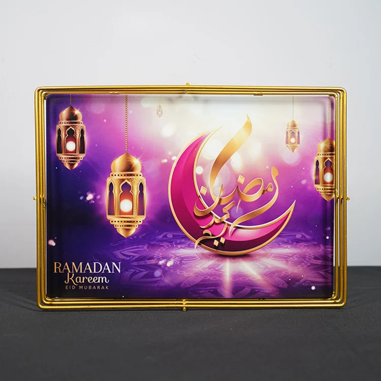 

2020 eid mubarak Arab painted pallet characteristics Ramadan decorations Festival pallet Arab Eid al-Fitr Arts and Crafts