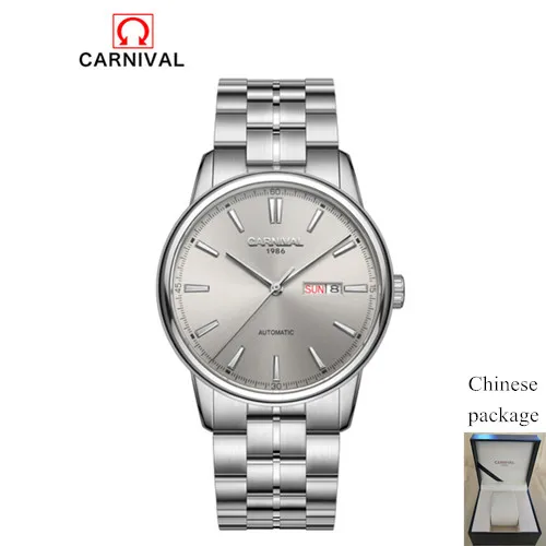 Switzerland Carnival Mechanical Watch Men MIYOTA Automatic Men Watches Luxury Brand Waterproof Clock Sapphire Montre Homme Reloj 