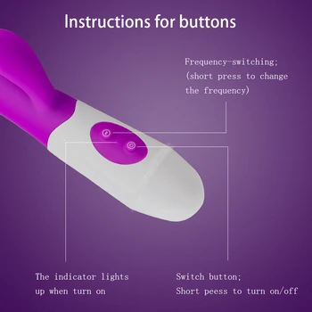 G Spot Rabbit Vibrator Sex Toys for Women Dildo Vibrators Vagina Clitori Massager Dual Vibration AV Stick Safe Sex Adult Product 3