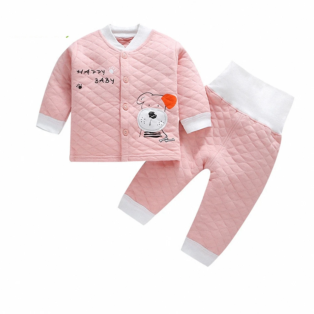 Осенне зимняя детская теплая плотная одежда комплект из 2 предметов для