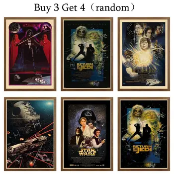 

Star Wars: Episode VI - Return of the Jedi Funny Kraft Paper Print Painting Decorative Painting Posters & Prints 42X30cm
