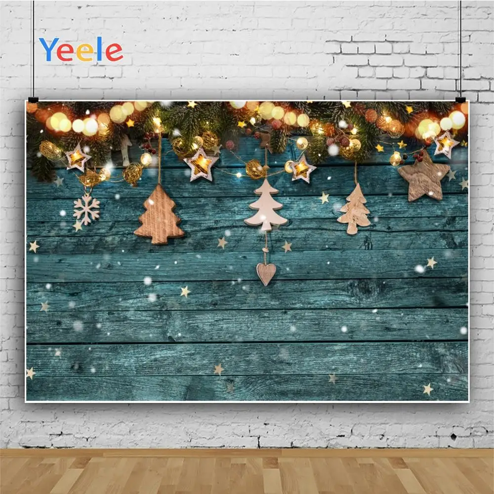 Yeele фон для фотосъемки на рождественскую вечеринку с эффектом выцветания деревянных декораций фоны для фотосъемки персонализированные фоны для фотостудии