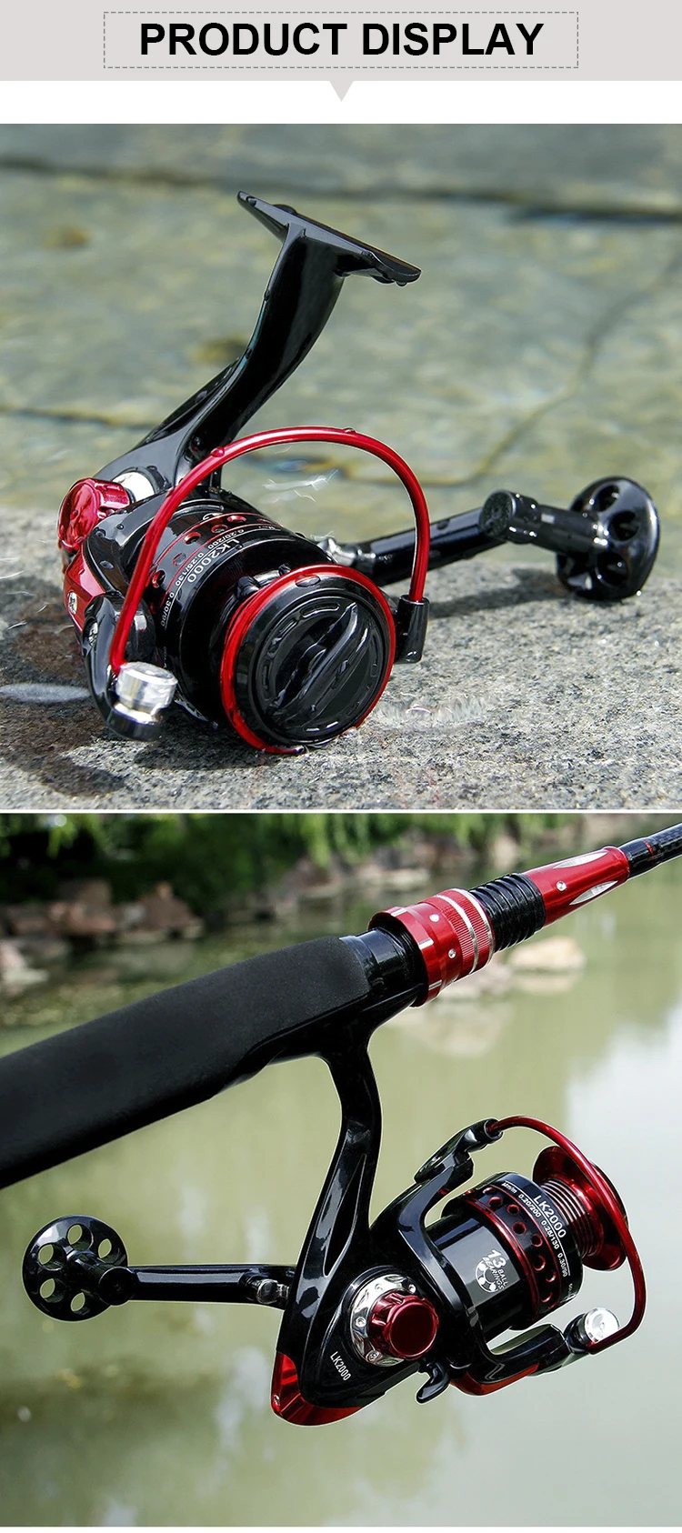 aluminum spinning fishing reel